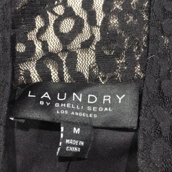 Laundry By Shelli Segal Leopard Print Lace Velvet - Picture 6 of 8